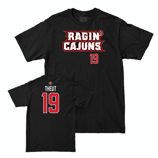 Louisiana Baseball Black Ragin' Cajuns Tee - Dylan Theut Small