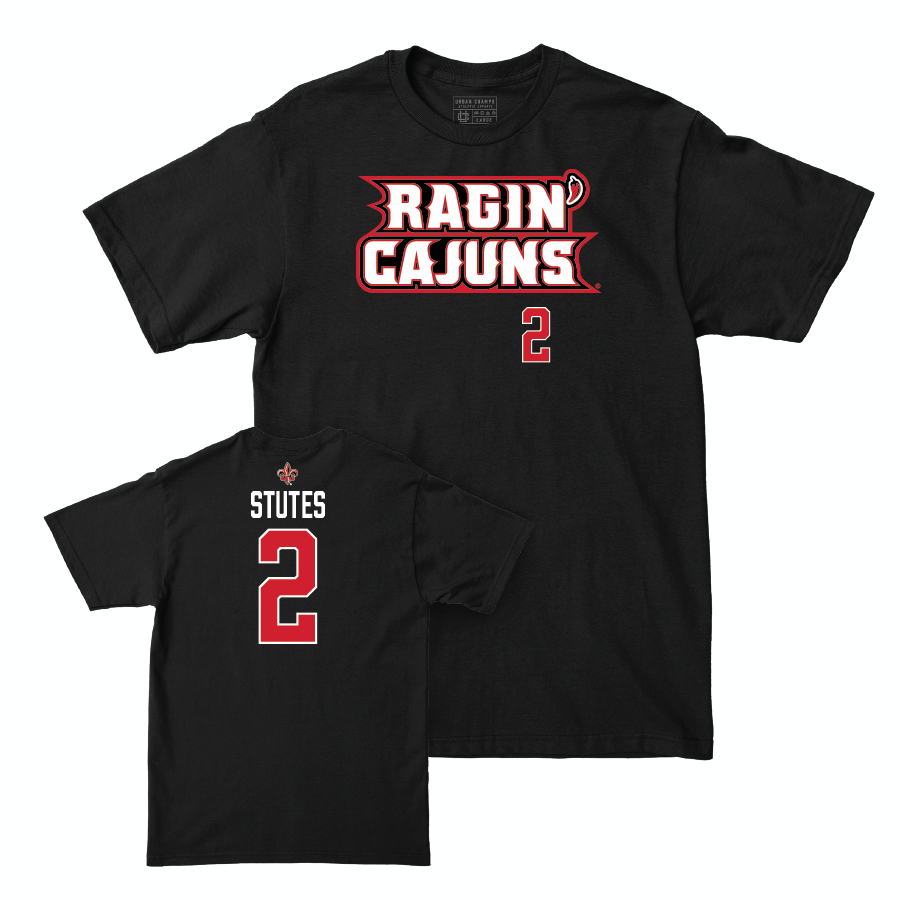 Louisiana Softball Black Ragin' Cajuns Tee - Gabrielle Stutes Small