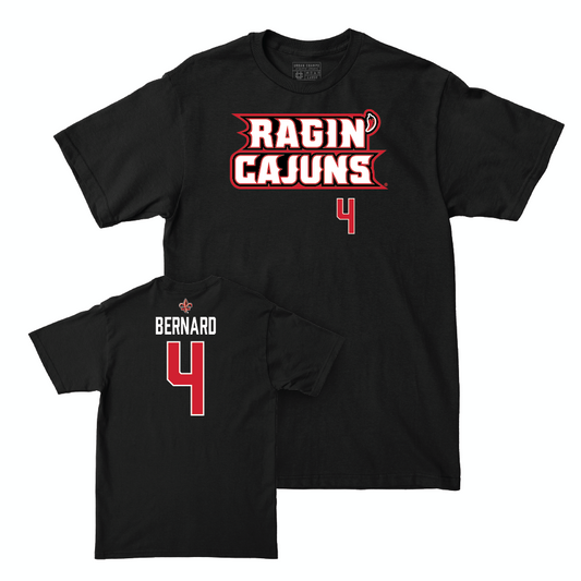 Louisiana Football Black Ragin' Cajuns Tee - Jacob Bernard Small