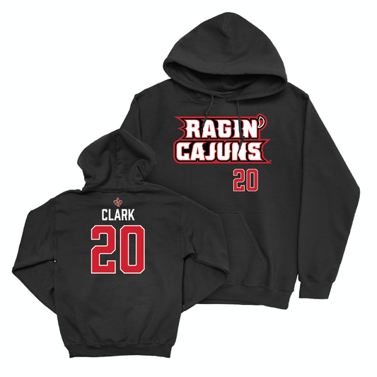 Louisiana Football Black Ragin' Cajuns Hoodie - Jalen Clark Small