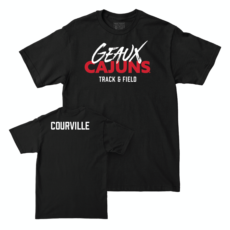 Louisiana Women's Track & Field Black Geaux Tee - Juliana Courville Small