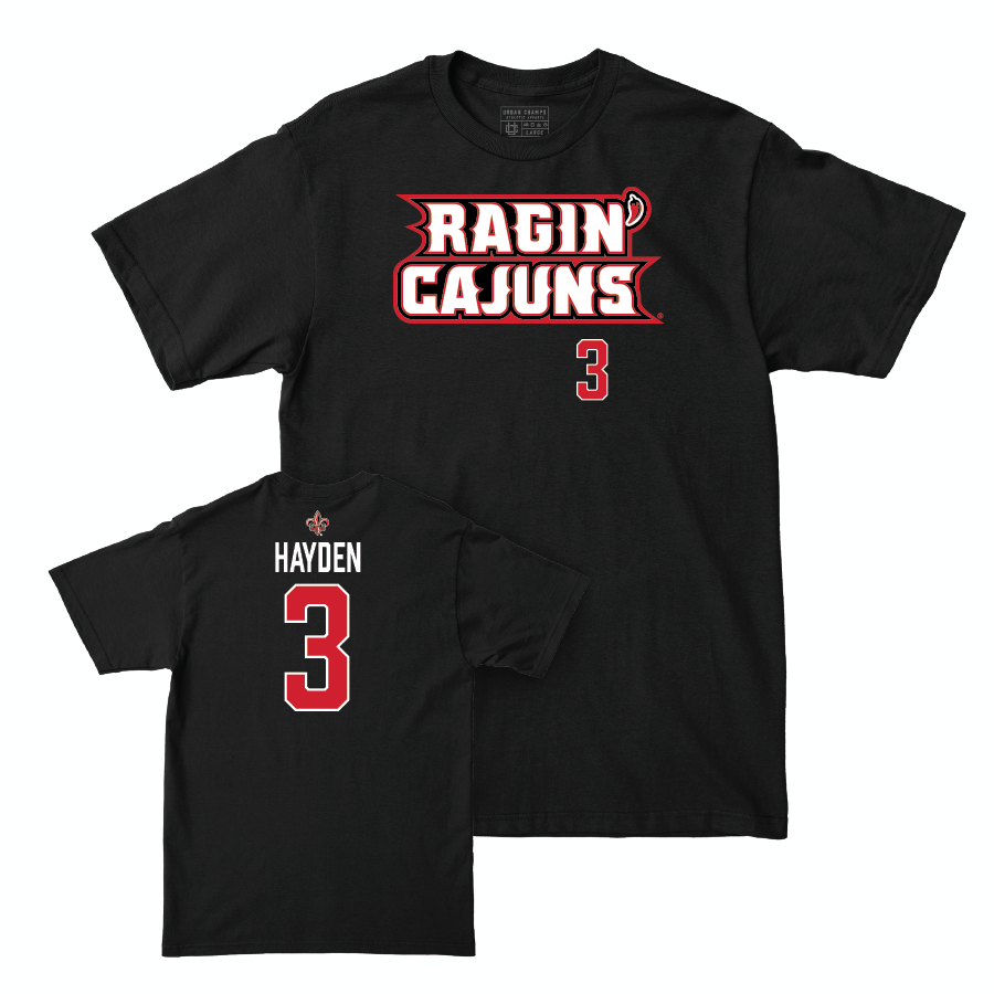 Louisiana Softball Black Ragin' Cajuns Tee - Maddie Hayden Small