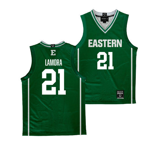 Eastern Michigan Women's Basketball Green Jersey - Adrien LaMora | #21