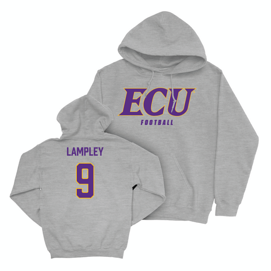 East Carolina Football Sport Grey ECU Hoodie  - JD Lampley