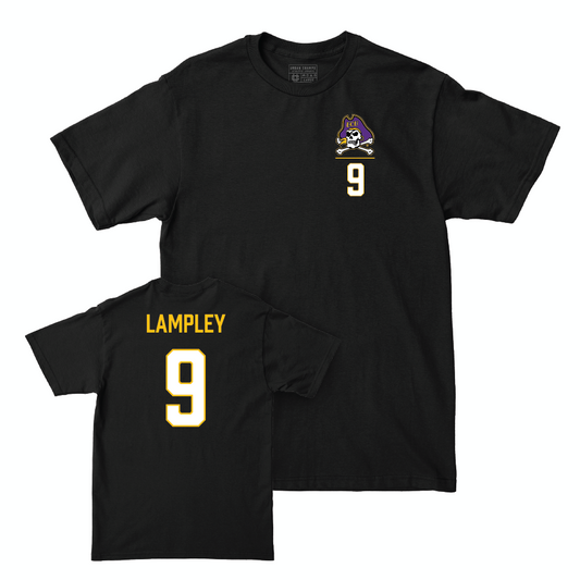 East Carolina Football Black Logo Tee  - JD Lampley