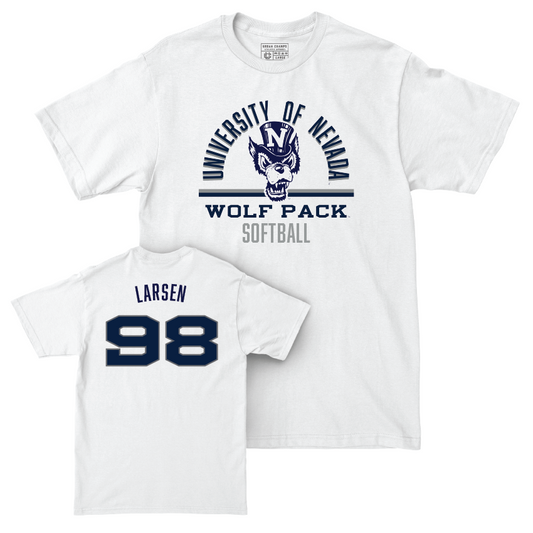 Nevada Softball White Classic Comfort Colors Tee  - Maya Larsen