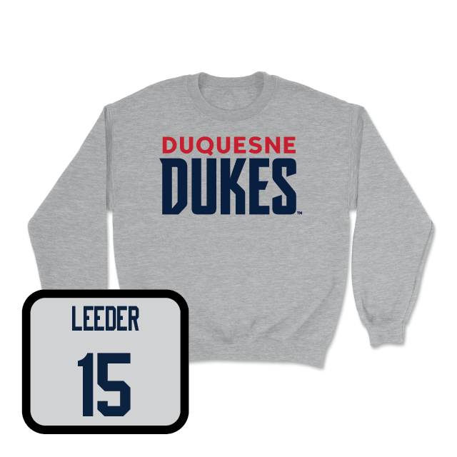 Duquesne Women's Soccer Sport Grey Lock Crew - Mackenzie Leeder