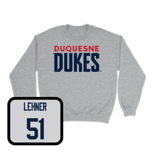 Duquesne Football Sport Grey Lock Crew - Aiden Lehner