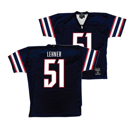 Duquesne Football Navy Jersey - Aiden Lehner