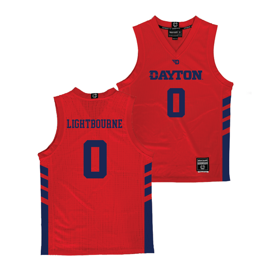 Dayton Women's Basketball Red Jersey - Denika Lightbourne