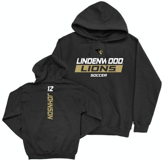 Lindenwood Women's Soccer Black Rush Hoodie - Anna Johnson Small