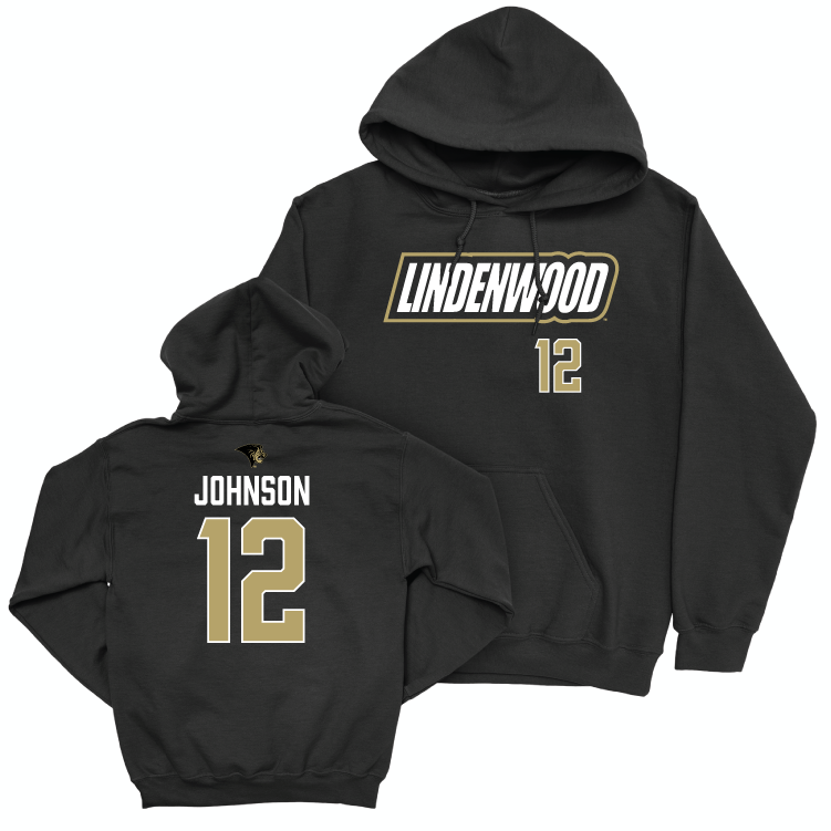 Lindenwood Women's Soccer Black Sideline Hoodie - Anna Johnson Small