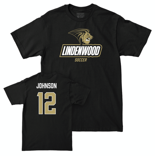 Lindenwood Women's Soccer Black Legacy Tee - Anna Johnson Small