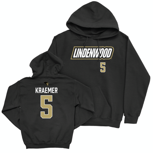 Lindenwood Women's Volleyball Black Sideline Hoodie - Anna Kraemer Small