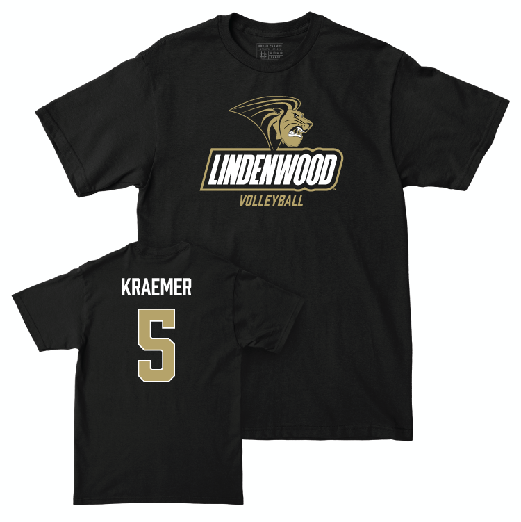 Lindenwood Women's Volleyball Black Legacy Tee - Anna Kraemer Small