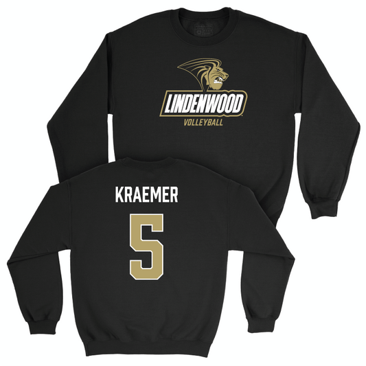 Lindenwood Women's Volleyball Black Legacy Crew - Anna Kraemer Small