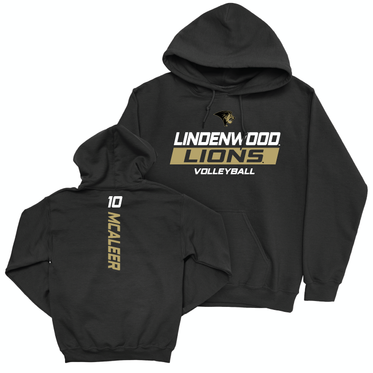 Lindenwood Women's Volleyball Black Rush Hoodie - Addy McAleer Small