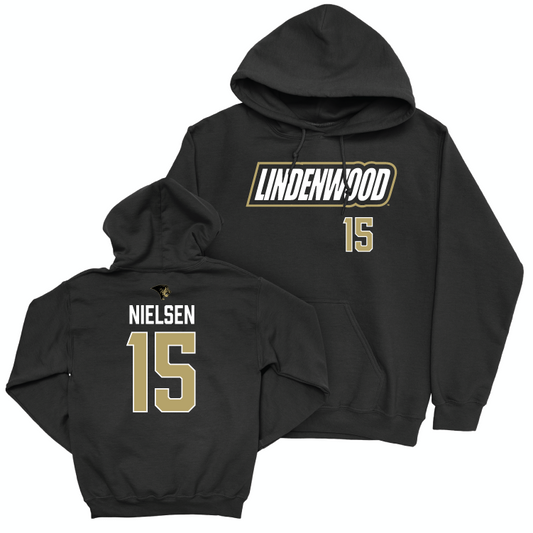 Lindenwood Women's Basketball Black Sideline Hoodie - Alyssa Nielsen Small