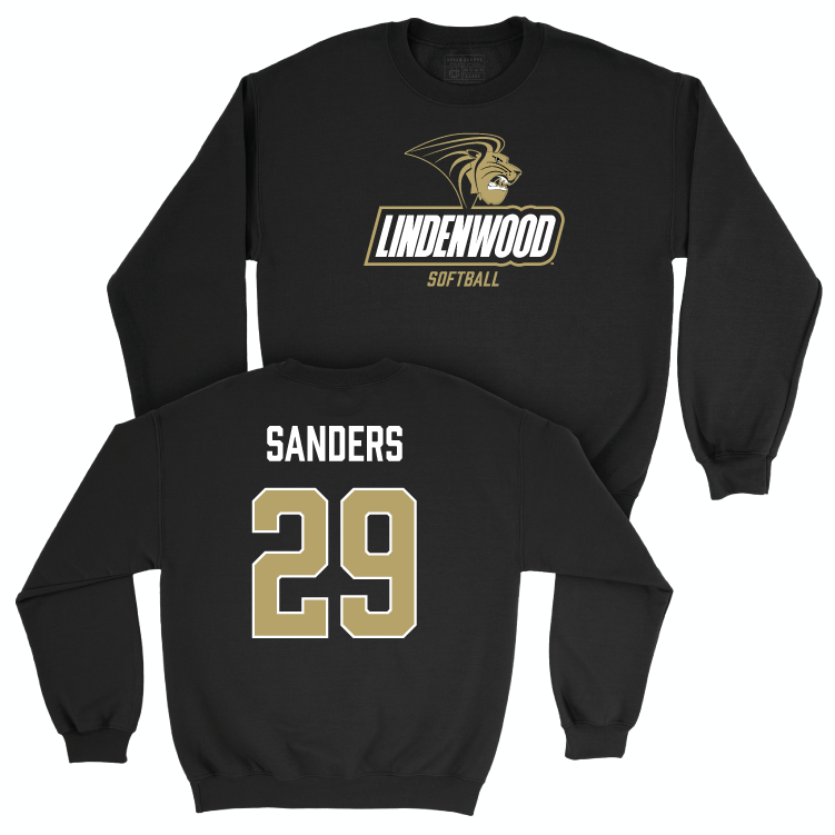 Lindenwood Softball Black Legacy Crew - Anna Sanders Small