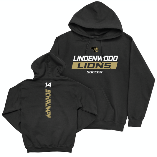 Lindenwood Women's Soccer Black Rush Hoodie - Allison Schrumpf Small