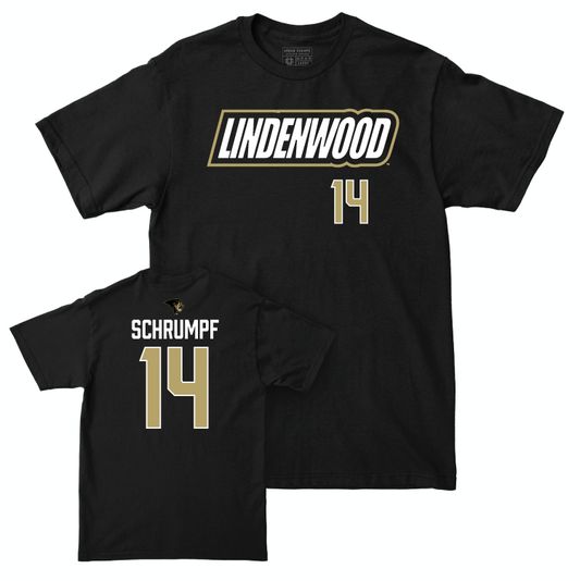 Lindenwood Women's Soccer Black Sideline Tee - Allison Schrumpf Small