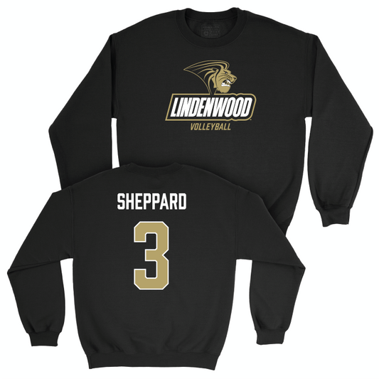 Lindenwood Women's Beach Volleyball Black Legacy Crew - Aubrey Sheppard Small