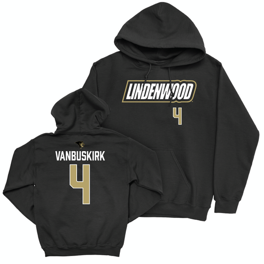 Lindenwood Women's Volleyball Black Sideline Hoodie - Abby VanBuskirk Small