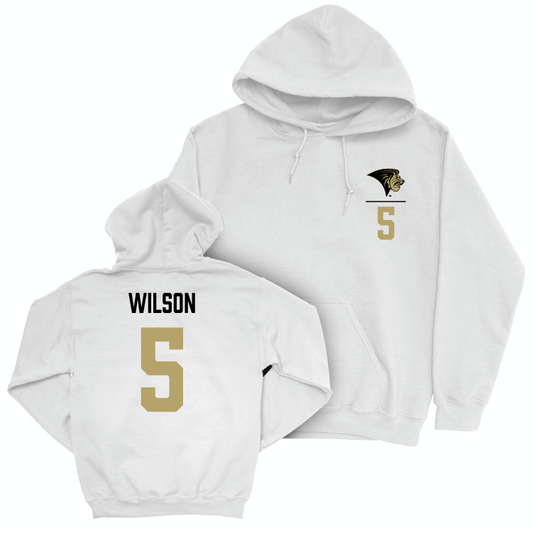 Lindenwood Women's Basketball White Logo Hoodie - Aalayah Wilson Small