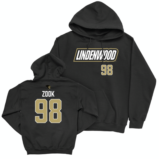 Lindenwood Football Black Sideline Hoodie - Andrew Zook Small