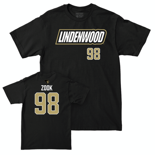 Lindenwood Football Black Sideline Tee - Andrew Zook Small