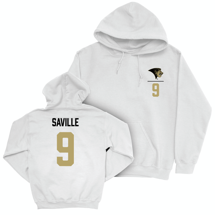 Lindenwood Women's Rugby White Logo Hoodie - Branwen Saville Small