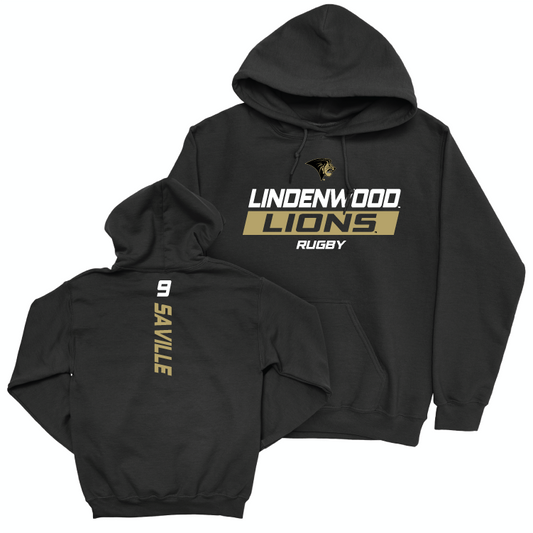 Lindenwood Women's Rugby Black Rush Hoodie - Branwen Saville Small