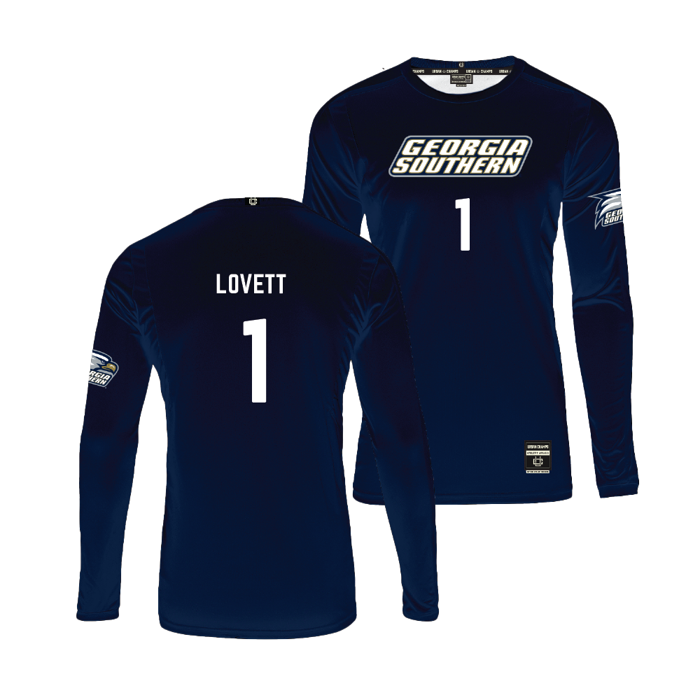 Georgia Southern Women's Volleyball Navy Jersey - Ashlyn Lovett