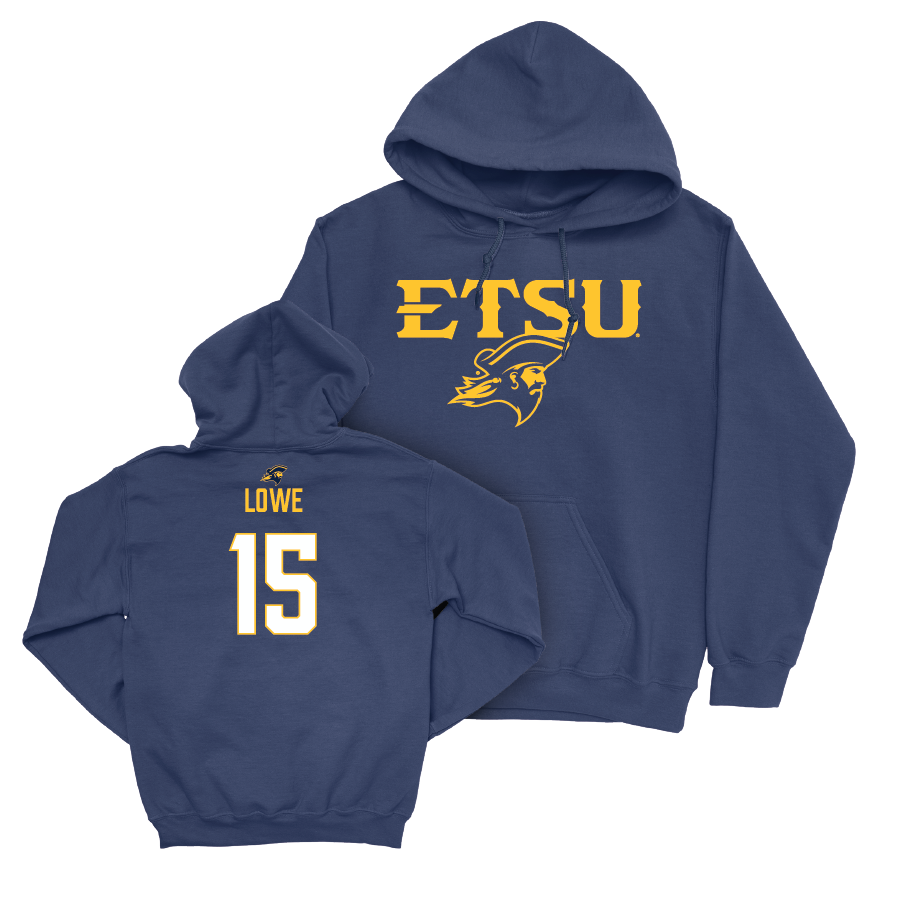 ETSU Women's Volleyball Navy Sideline Hoodie  - Amanda Lowe