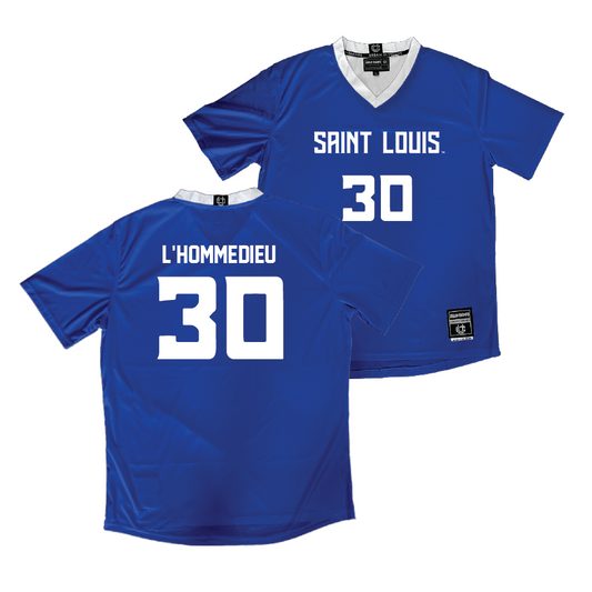 Saint Louis Men's Soccer Royal Jersey  - Greg L’Hommedieu