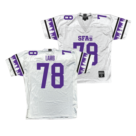 SFA Football White Jersey - Jaymon Lamb | #78