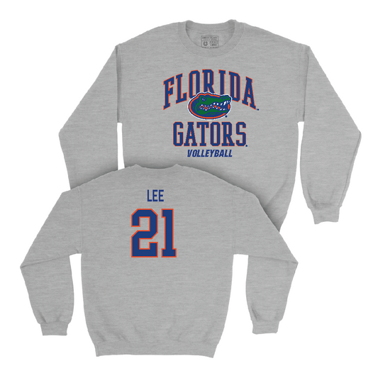 Florida Women's Volleyball Sport Grey Arch Crew - Bella Lee