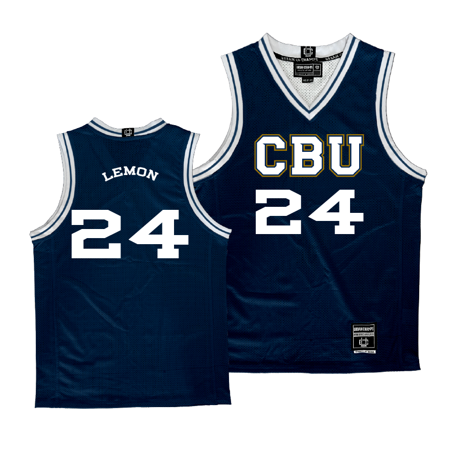 CBU Women's Basketball Navy Jersey  - Khloe Lemon