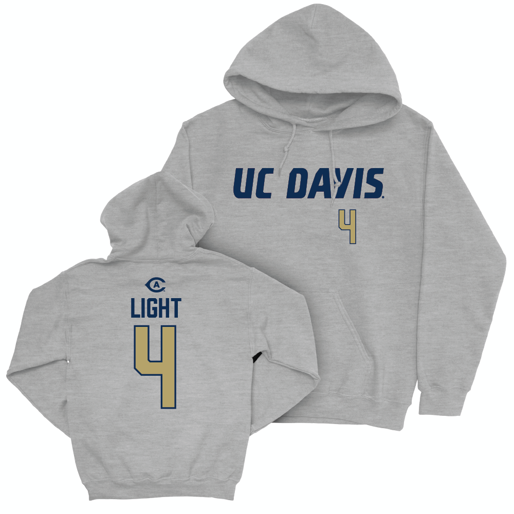 UC Davis Women's Volleyball Sport Grey Aggies Hoodie  - Jade Light