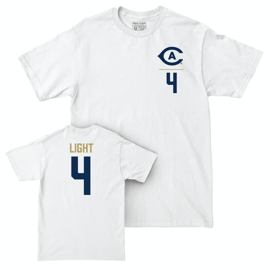 UC Davis Women's Volleyball White Logo Comfort Colors Tee  - Jade Light