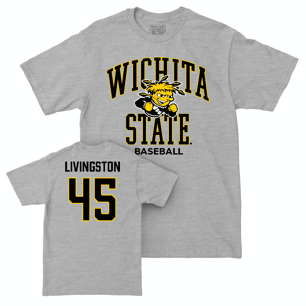 Wichita State Baseball Sport Grey Classic Tee  - Josh Livingston