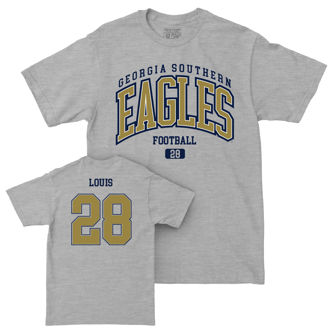 Georgia Southern Football Sport Grey Arch Tee   - Ricardo Louis