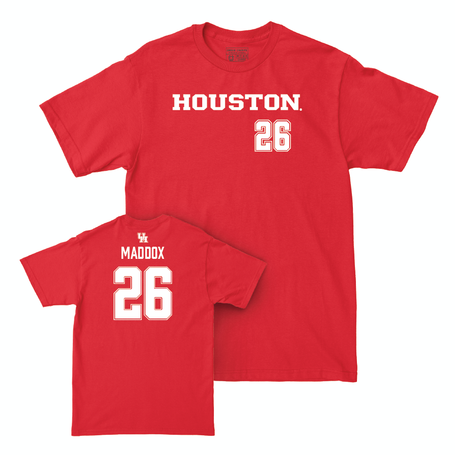 Houston Women's Soccer Red Sideline Tee   - Cameryn Maddox