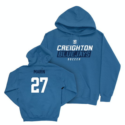 Creighton Men's Soccer Blue Bluejays Hoodie   - Santiago Marín