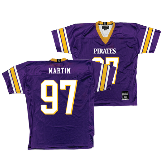 East Carolina Purple Football Jersey - Jacoby Martin