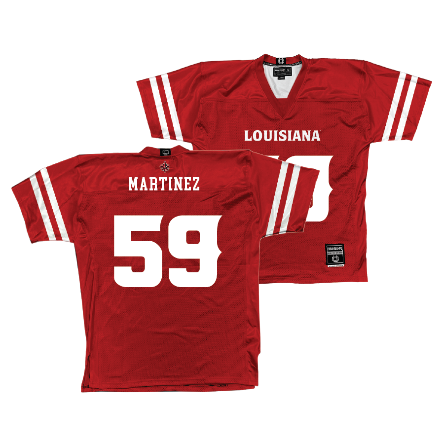 Louisiana Football Red Jersey - Andrew Martinez | #59