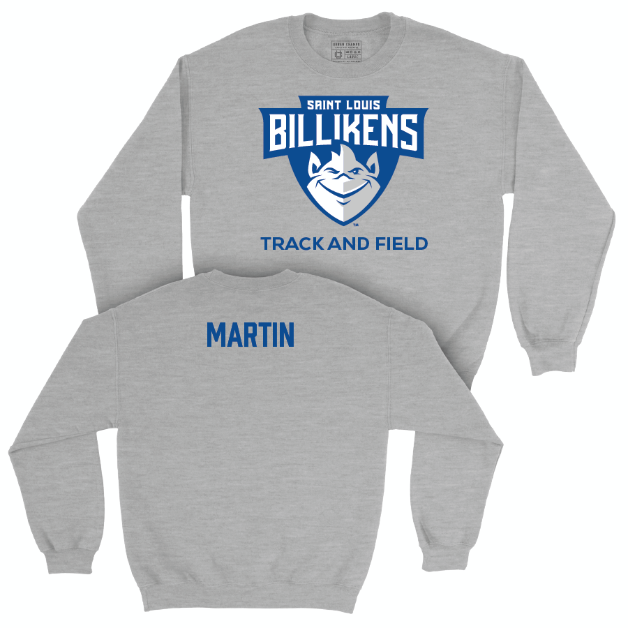 Saint Louis Men's Track & Field Sport Grey Club Crew  - Aidan Martin