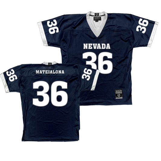 Nevada Navy Football Jersey  - Tongiaki Mateialona