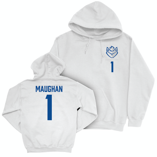 Saint Louis Women's Volleyball White Logo Hoodie  - Chloe Maughan