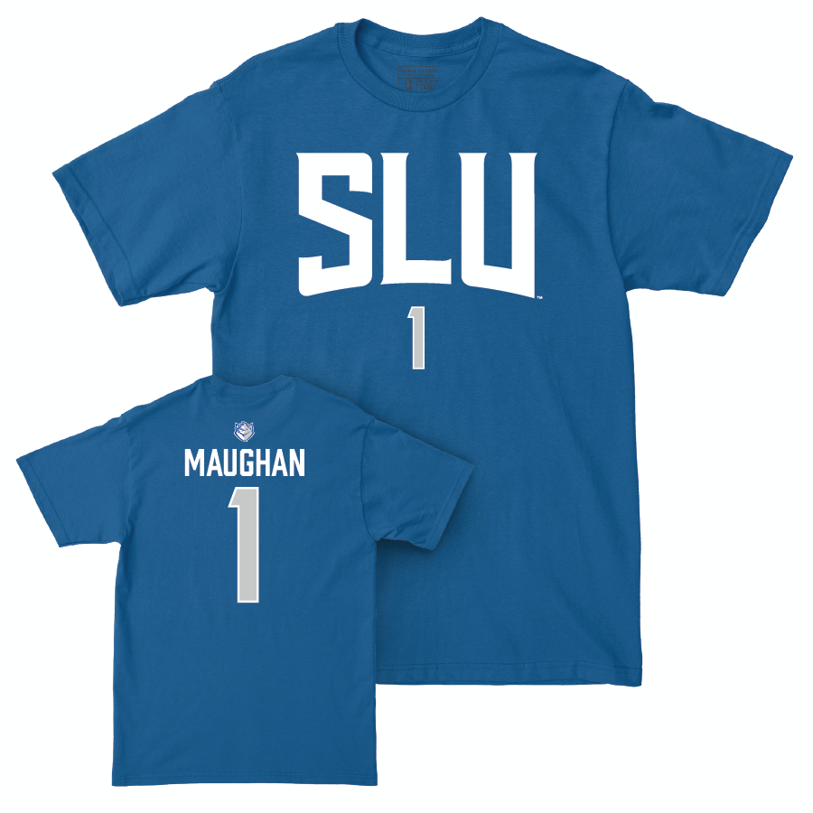 Saint Louis Women's Volleyball Royal Sideline Tee  - Chloe Maughan